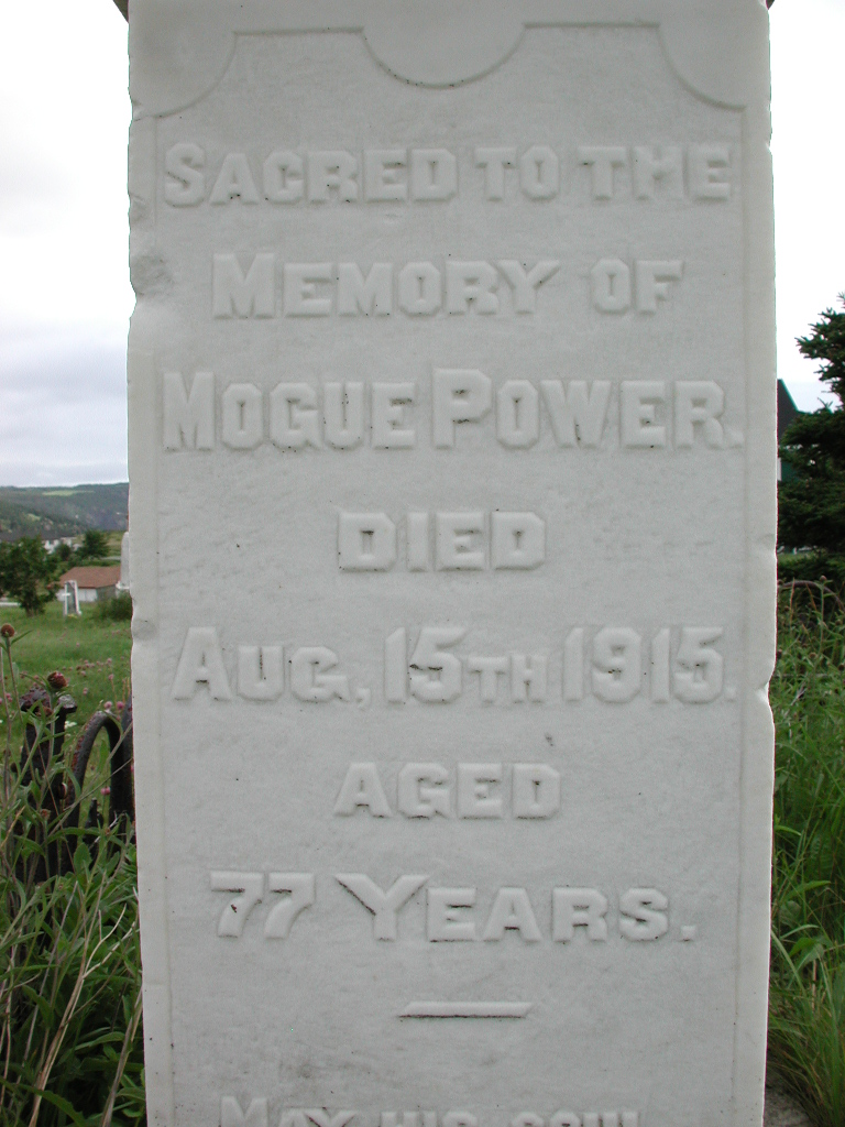 Headstone